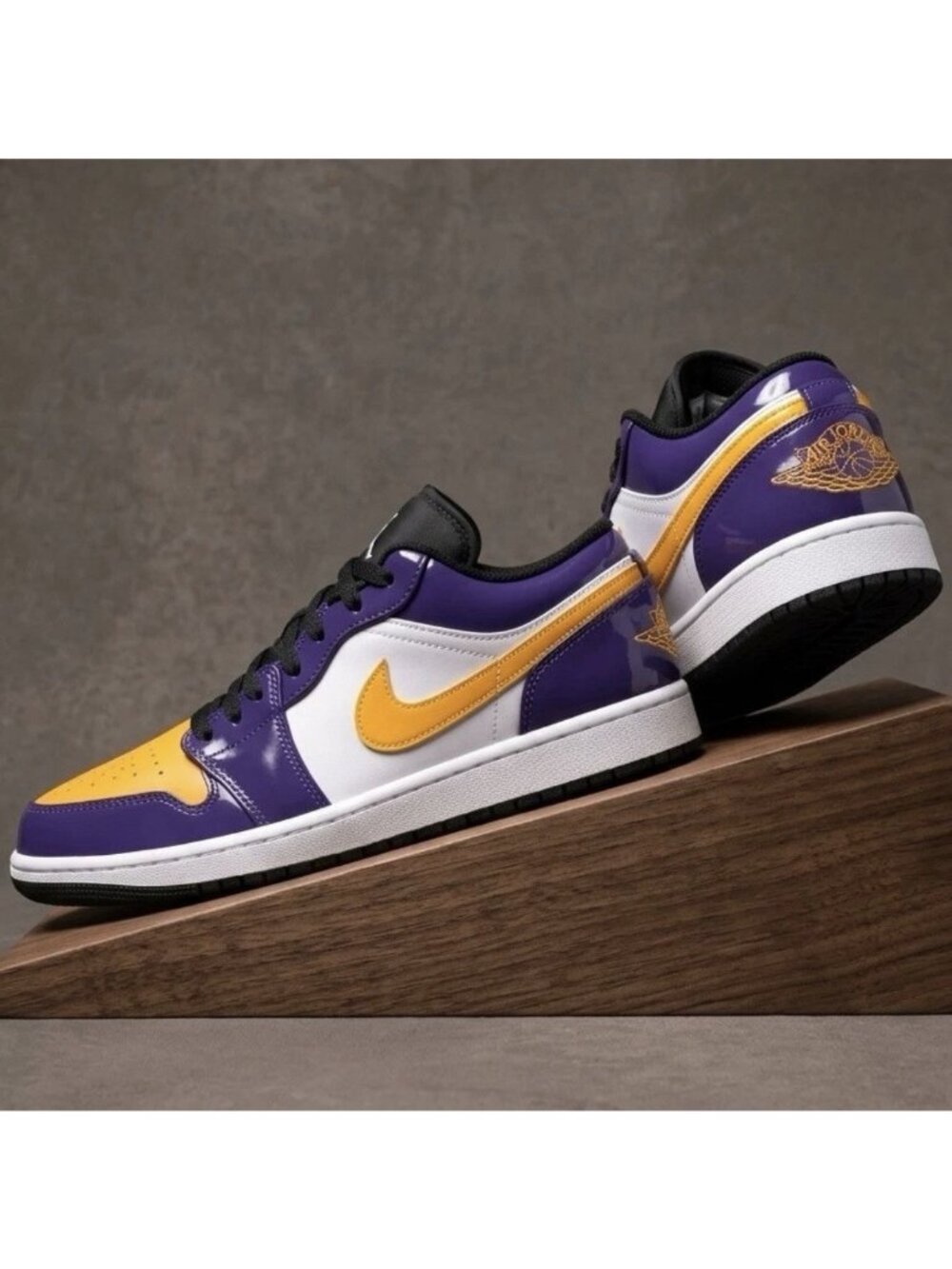 Nike Air Jordan 1 Low SE Shoes "Lakers" Court Purple IQ9389-547 Men's Sizes